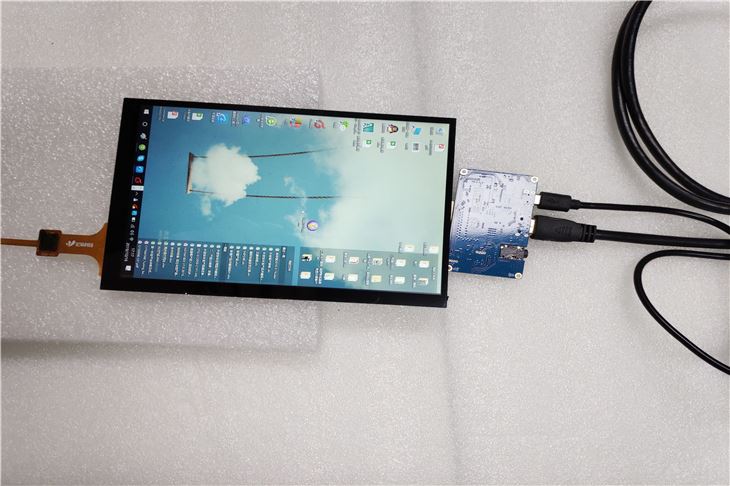 Pantalla di toke di Lamunchi pi 7inch